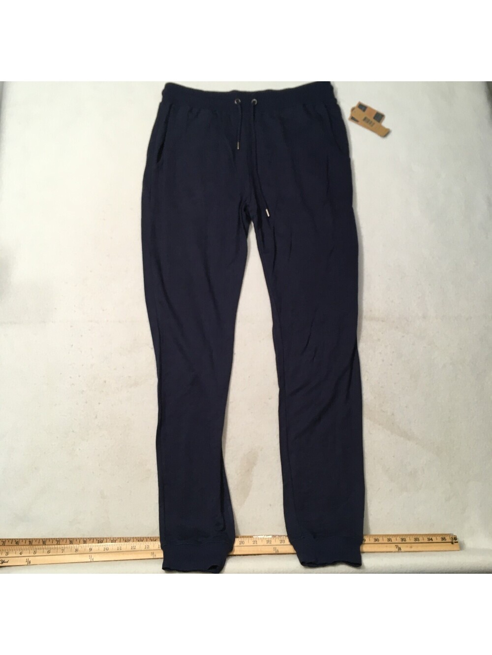 NEW Pendleton Medium Navy Blue Leggings large draw string